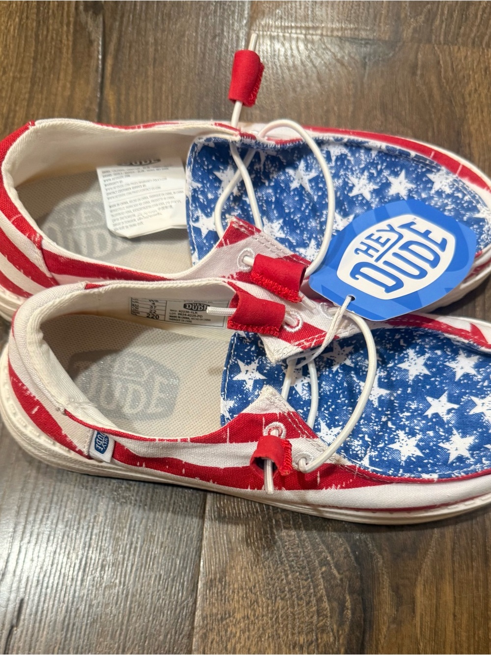 WEN Kids' Americana Slip-On Sneakers - Red, White & Blue